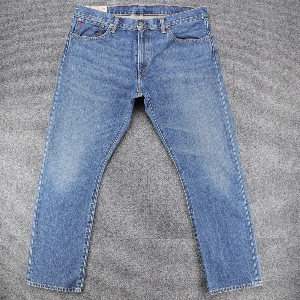 Polo Ralph Lauren Varick Slim Straight Mens Cotton Blue Jeans 36x30